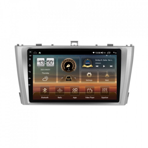 Navigatie dedicata cu Android Toyota Avensis 2009 - 2015, 6GB RAM, Radio GPS Dual Zone, Display HD IPS 9" Touchscreen, Internet Wi-Fi si slot SIM 4G, Bluetooth, MirrorLink, USB, Waze