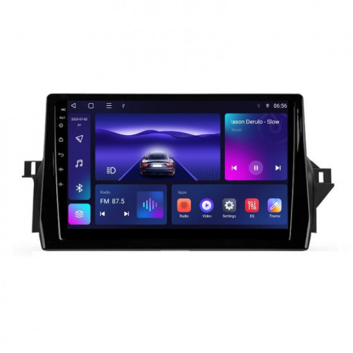 Navigatie dedicata cu Android Toyota Camry dupa 2021, 3GB RAM, Radio GPS Dual Zone, Display HD QLED 10" Touchscreen, Internet Wi-Fi si slot SIM 4G, Bluetooth, MirrorLink, USB