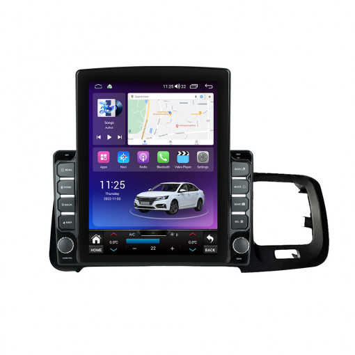 Navigatie dedicata cu Android Volvo S60 II / V60 I 2010 - 2014, 4GB RAM, Radio GPS Dual Zone, Touchscreen IPS 9.7" HD tip Tesla, Internet Wi-Fi si slot SIM 4G, Bluetooth, MirrorLink, USB, Waze