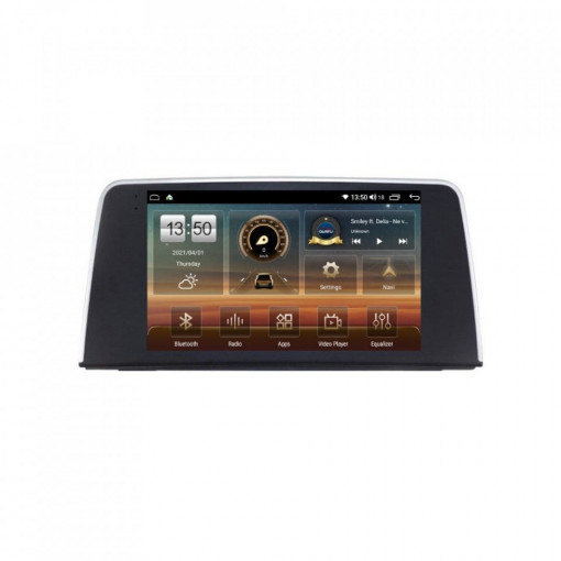 Navigatie dedicata cu Android BMW Seria 3 (F30) 2011 - 2016, 8GB RAM, Radio GPS Dual Zone, Display HD IPS 9" Touchscreen, Internet Wi-Fi si slot SIM 4G, Bluetooth, MirrorLink, USB, Waze