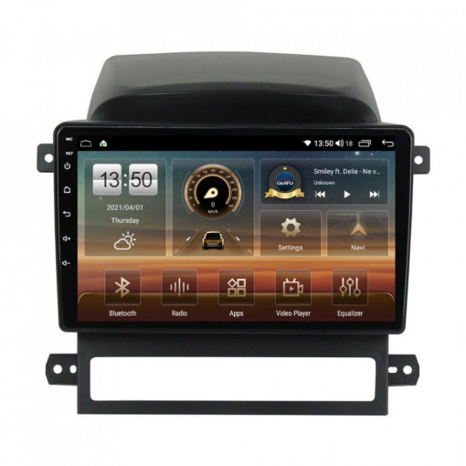 Navigatie dedicata cu Android Chevrolet Captiva 2006 - 2011, 4GB RAM, Radio GPS Dual Zone, Display HD IPS 9" Touchscreen, Internet Wi-Fi si slot SIM 4G, Bluetooth, MirrorLink, USB, Waze