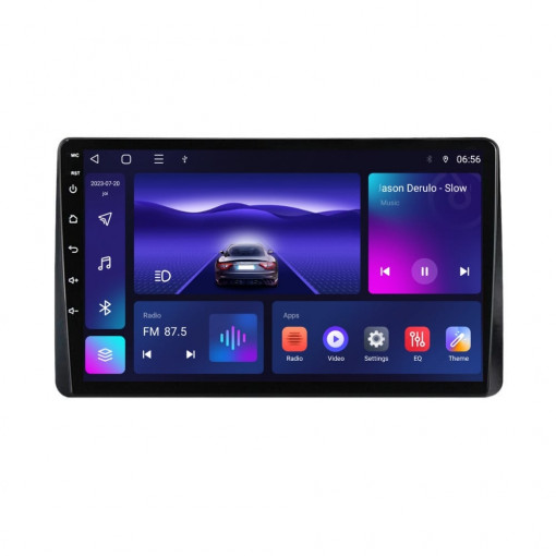 Navigatie dedicata cu Android Dacia Duster II 2018 - 2022, 3GB RAM, Radio GPS Dual Zone, Display HD QLED 10" Touchscreen, Internet Wi-Fi si slot SIM 4G, Bluetooth, MirrorLink, USB