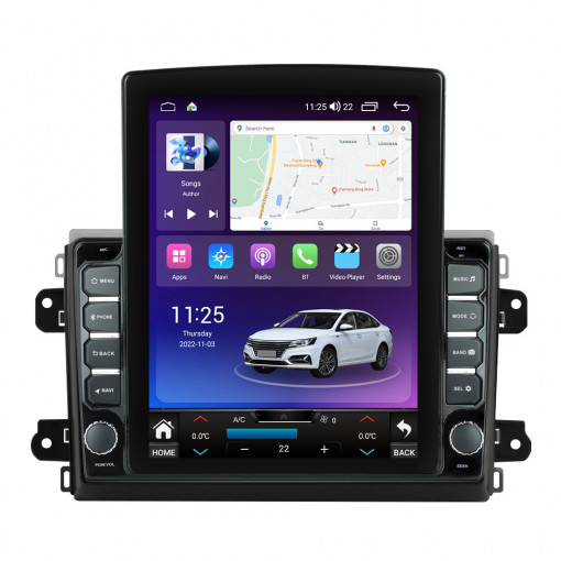 Navigatie dedicata cu Android Fiat Ducato dupa 2022, 4GB RAM, Radio GPS Dual Zone, Touchscreen IPS 9.7" HD tip Tesla, Internet Wi-Fi si slot SIM 4G, Bluetooth, MirrorLink, USB
