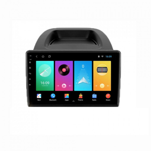 Navigatie dedicata cu Android Ford Ecosport dupa 2018, 1GB RAM, Radio GPS Dual Zone, Display HD 10" Touchscreen, Internet Wi-Fi, Bluetooth, MirrorLink, USB, Waze