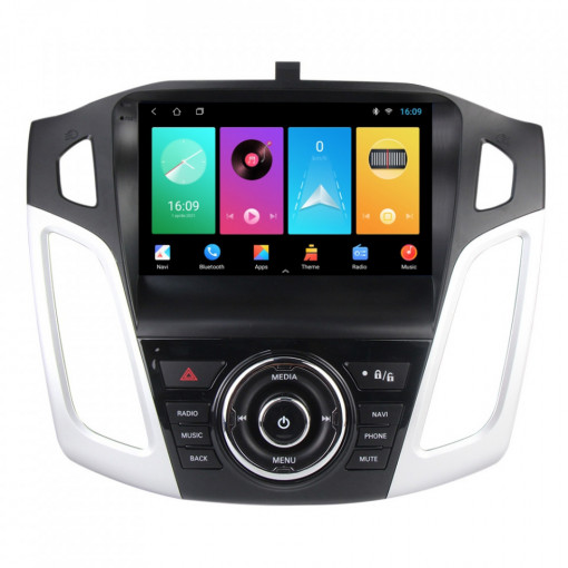 Navigatie dedicata cu Android Ford Focus III 2011 - 2018, 1GB RAM, Radio GPS Dual Zone, Display HD 9" Touchscreen, Internet Wi-Fi, Bluetooth, MirrorLink, USB, Waze
