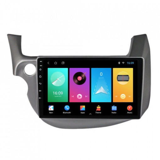 Navigatie dedicata cu Android Honda Jazz III 2007 - 2013, 1GB RAM, Radio GPS Dual Zone, Display HD IPS 10" Touchscreen, Internet Wi-Fi, Bluetooth, MirrorLink, USB, Waze