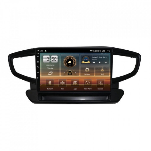 Navigatie dedicata cu Android Hyundai Ioniq (AE) 2016 - 2022, 4GB RAM, Radio GPS Dual Zone, Display HD IPS 9" Touchscreen, Internet Wi-Fi si slot SIM 4G, Bluetooth, MirrorLink, USB, Waze