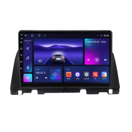 Navigatie dedicata cu Android Kia Optima II dupa 2015, 3GB RAM, Radio GPS Dual Zone, Display HD QLED 10" Touchscreen, Internet Wi-Fi si slot SIM 4G, Bluetooth, MirrorLink, USB