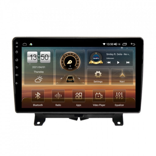 Navigatie dedicata cu Android Land Rover Range Rover Sport I 2005 - 2009, 8GB RAM, Radio GPS Dual Zone, Display HD IPS 9" Touchscreen, Internet Wi-Fi si slot SIM 4G, Bluetooth, MirrorLink, USB, Waze