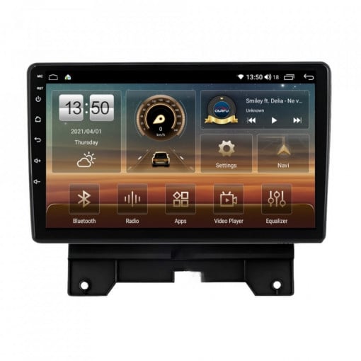 Navigatie dedicata cu Android Land Rover Range Rover Sport I 2009 - 2013, 4GB RAM, Radio GPS Dual Zone, Display HD IPS 9" Touchscreen, Internet Wi-Fi si slot SIM 4G, Bluetooth, MirrorLink, USB, Waze