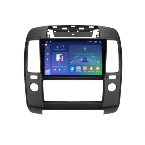 Navigatie dedicata cu Android Nissan Navara D40 2004 - 2014 fara navigatie originala, 4GB RAM, Radio GPS Dual Zone, Display 2K QLED 9.5" Touchscreen, Internet Wi-Fi si slot SIM 4G, Bluetooth, MirrorLink, USB