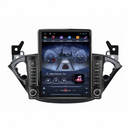 Navigatie dedicata cu Android Opel Corsa E 2014 - 2019, 2GB RAM, Radio GPS Dual Zone, Touchscreen IPS 9.7" HD tip Tesla, Internet Wi-Fi, Bluetooth, MirrorLink, USB