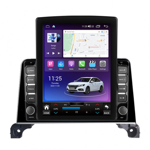 Navigatie dedicata cu Android Peugeot 3008 2016 - 2020, 4GB RAM, Radio GPS Dual Zone, Touchscreen IPS 9.7" HD tip Tesla, Internet Wi-Fi si slot SIM 4G, Bluetooth, MirrorLink, USB, Waze