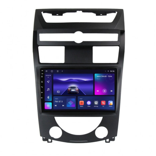 Navigatie dedicata cu Android Ssangyong Rexton 2006 - 2012, 3GB RAM, Radio GPS Dual Zone, Display HD QLED 10" Touchscreen, Internet Wi-Fi si slot SIM 4G, Bluetooth, MirrorLink, USB