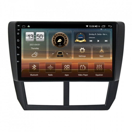 Navigatie dedicata cu Android Subaru Impreza / XV / WRX 2007 - 2014, 8GB RAM, Radio GPS Dual Zone, Display HD IPS 9" Touchscreen, Internet Wi-Fi si slot SIM 4G, Bluetooth, MirrorLink, USB, Waze