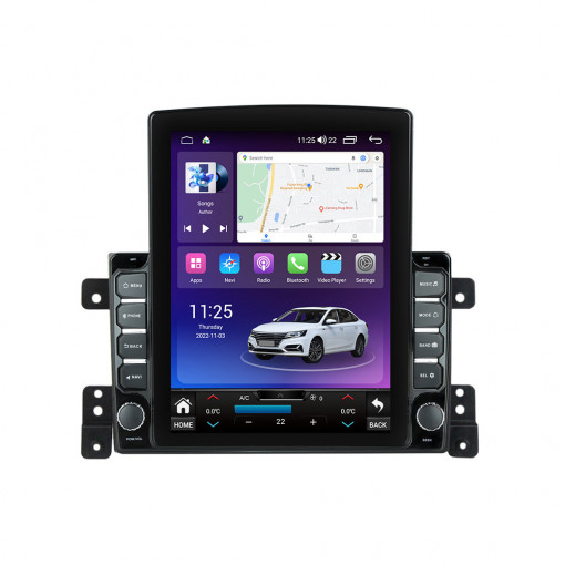 Navigatie dedicata cu Android Suzuki Grand Vitara 2005 - 2015, 4GB RAM, Radio GPS Dual Zone, Touchscreen IPS 9.7" HD tip Tesla, Internet Wi-Fi si slot SIM 4G, Bluetooth, MirrorLink, USB, Waze