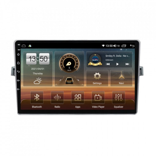 Navigatie dedicata cu Android Toyota Verso 2009 - 2018, 6GB RAM, Radio GPS Dual Zone, Display HD IPS 9" Touchscreen, Internet Wi-Fi si slot SIM 4G, Bluetooth, MirrorLink, USB, Waze