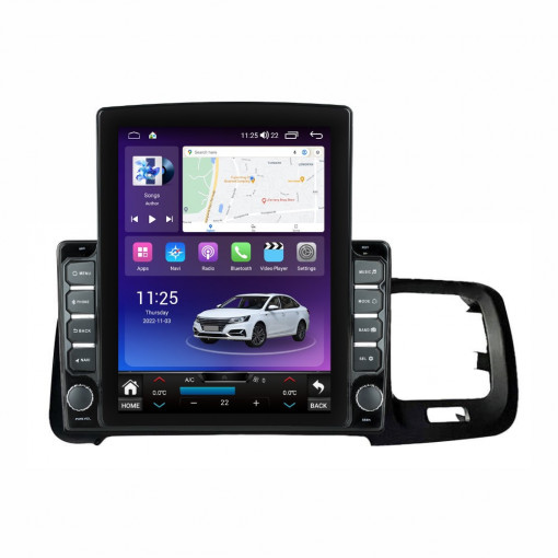 Navigatie dedicata cu Android Volvo S60 II / V60 I 2014 - 2018, 4GB RAM, Radio GPS Dual Zone, Touchscreen IPS 9.7" HD tip Tesla, Internet Wi-Fi si slot SIM 4G, Bluetooth, MirrorLink, USB, Waze
