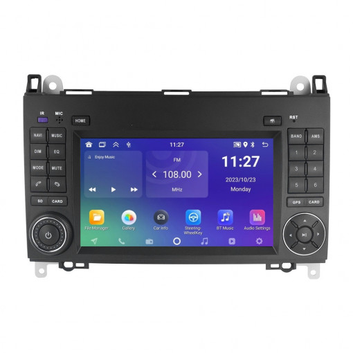 Navigatie dedicata cu Android VW Crafter 2006 - 2016, 2GB RAM, Radio GPS Dual Zone, Display HD IPS 7" Touchscreen, Internet Wi-Fi, Bluetooth, MirrorLink, USB