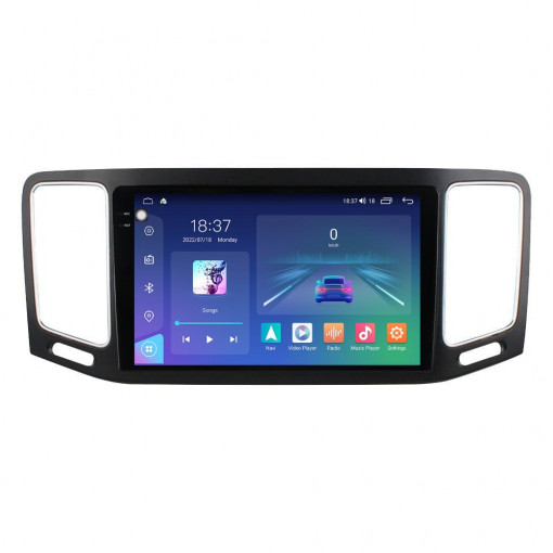 Navigatie dedicata cu Android VW Sharan dupa 2010, 4GB RAM, Radio GPS Dual Zone, Display 2K QLED 9.5'' Touchscreen, Internet Wi-Fi si slot SIM 4G, Bluetooth, MirrorLink, USB