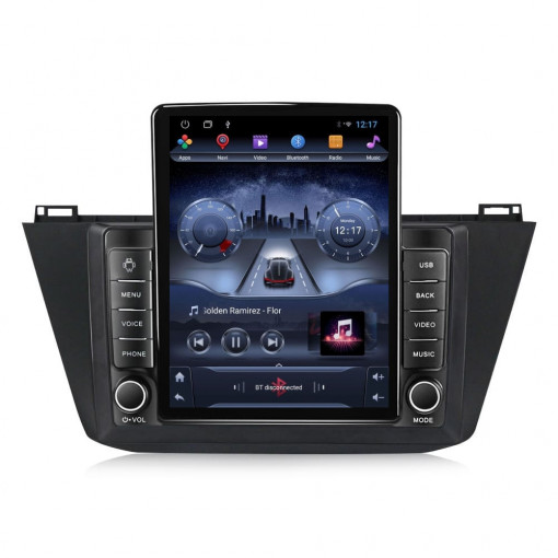 Navigatie dedicata cu Android VW Tiguan II dupa 2016, 2GB RAM, Radio GPS Dual Zone, Touchscreen IPS 9.7" HD tip Tesla, Internet Wi-Fi, Bluetooth, MirrorLink, USB