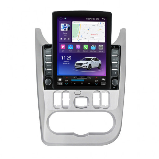 Navigatie dedicata cu Android Dacia Duster I 2010 - 2013, 8GB RAM, Radio GPS Dual Zone, Touchscreen IPS 9.7" HD tip Tesla, Internet Wi-Fi si slot SIM 4G, Bluetooth, MirrorLink, USB, Waze
