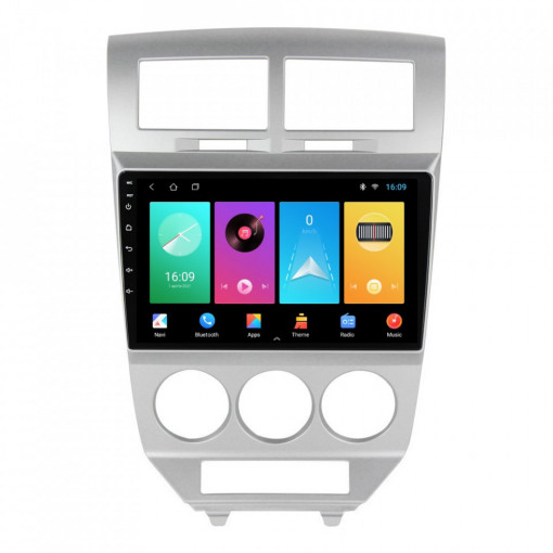 Navigatie dedicata cu Android Dodge Caliber 2006 - 2010, 1GB RAM, Radio GPS Dual Zone, Display HD 10" Touchscreen, Internet Wi-Fi, Bluetooth, MirrorLink, USB, Waze