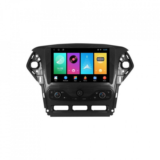 Navigatie dedicata cu Android Ford Mondeo IV 2011 - 2014 cu navigatie originala, 2GB RAM, Radio GPS Dual Zone, Display HD 9" Touchscreen, Internet Wi-Fi, Bluetooth, MirrorLink, USB, Waze