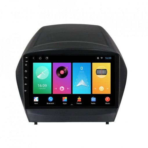 Navigatie dedicata cu Android Hyundai ix35 2009 - 2015, 2GB RAM, Radio GPS Dual Zone, Display HD 9" Touchscreen, Internet Wi-Fi, Bluetooth, MirrorLink, USB, Waze
