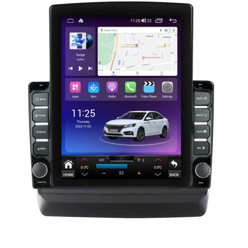 Navigatie dedicata cu Android Isuzu D-Max III dupa 2020, 4GB RAM, Radio GPS Dual Zone, Touchscreen IPS 9.7" HD tip Tesla, Internet Wi-Fi si slot SIM 4G, Bluetooth, MirrorLink, USB