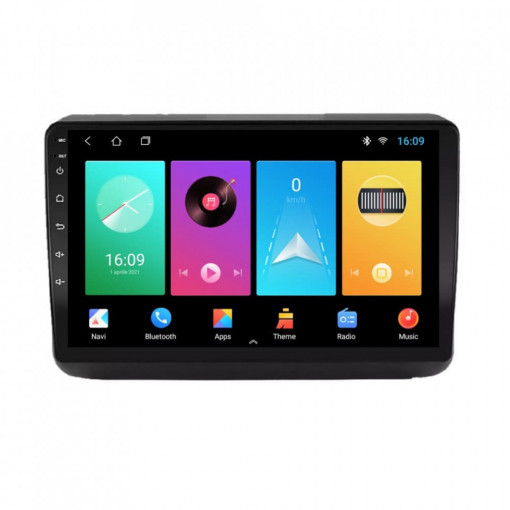 Navigatie dedicata cu Android Jeep Grand Cherokee IV 2014 - 2021, 1GB RAM, Radio GPS Dual Zone, Display HD IPS 9" Touchscreen, Internet Wi-Fi, Bluetooth, MirrorLink, USB, Waze