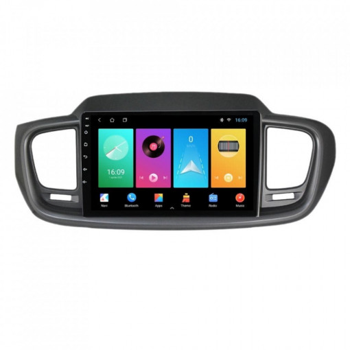 Navigatie dedicata cu Android KIA Sorento III 2015 - 2020, 2GB RAM, Radio GPS Dual Zone, Display HD 10" Touchscreen, Internet Wi-Fi, Bluetooth, MirrorLink, USB, Waze