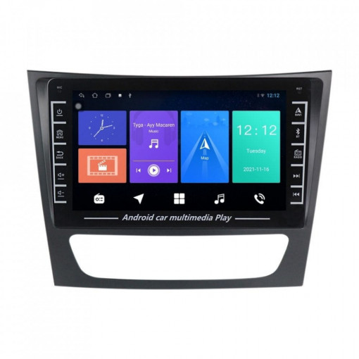 Navigatie dedicata cu Android Mercedes CLS C219 2004 - 2011, 1GB RAM, Radio GPS Dual Zone, Display HD IPS 8" Touchscreen, Internet Wi-Fi, Bluetooth, MirrorLink, USB, Waze