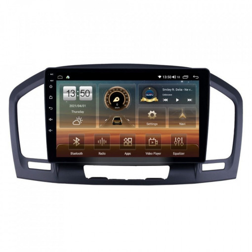 Navigatie dedicata cu Android Opel Insignia A 2008 - 2013, 6GB RAM, Radio GPS Dual Zone, Display HD IPS 9" Touchscreen, Internet Wi-Fi si slot SIM 4G, Bluetooth, MirrorLink, USB, Waze