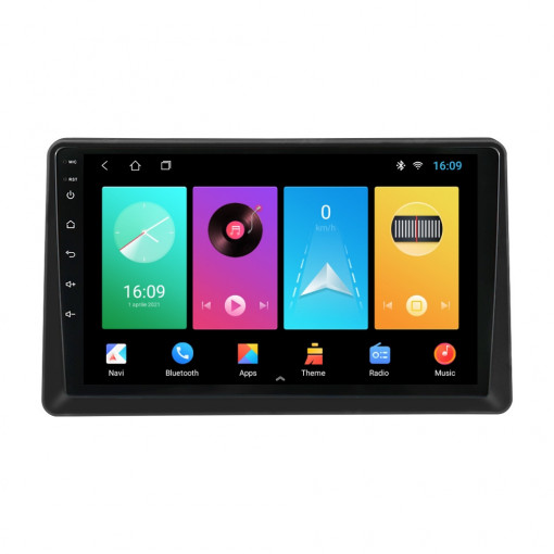 Navigatie dedicata cu Android Renault Express dupa 2021, 2GB RAM, Radio GPS Dual Zone, Display HD IPS 9" Touchscreen, Internet Wi-Fi, Bluetooth, MirrorLink, USB