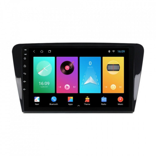 Navigatie dedicata cu Android Skoda Octavia III 2013 - 2020, 2GB RAM, Radio GPS Dual Zone, Display HD 10" Touchscreen, Internet Wi-Fi, Bluetooth, MirrorLink, USB, Waze