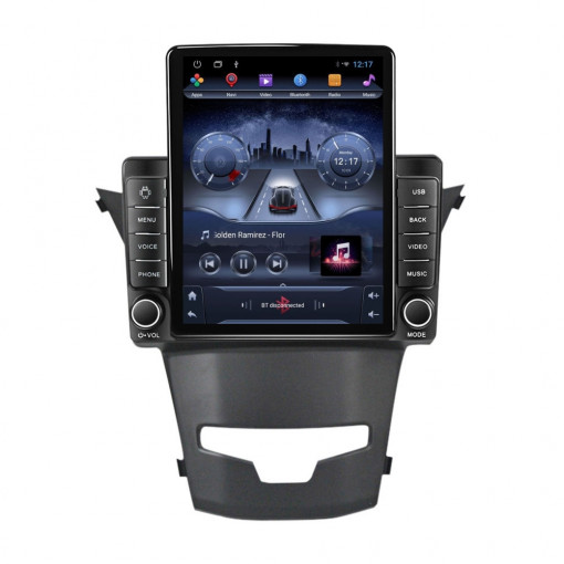 Navigatie dedicata cu Android Ssangyong Korando 2013 - 2019, 2GB RAM, Radio GPS Dual Zone, Touchscreen IPS 9.7" HD tip Tesla, Internet Wi-Fi, Bluetooth, MirrorLink, USB