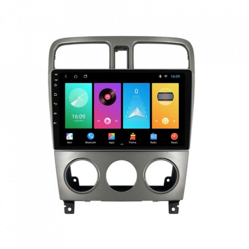 Navigatie dedicata cu Android Subaru Forester 2002 - 2008, 1GB RAM, Radio GPS Dual Zone, Display HD IPS 9" Touchscreen, Internet Wi-Fi, Bluetooth, MirrorLink, USB, Waze