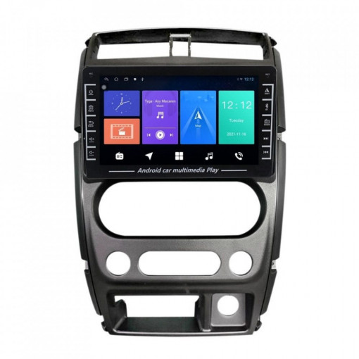 Navigatie dedicata cu Android Suzuki Jimny 2005 - 2018, 1GB RAM, Radio GPS Dual Zone, Display HD IPS 8" Touchscreen, Internet Wi-Fi, Bluetooth, MirrorLink, USB, Waze