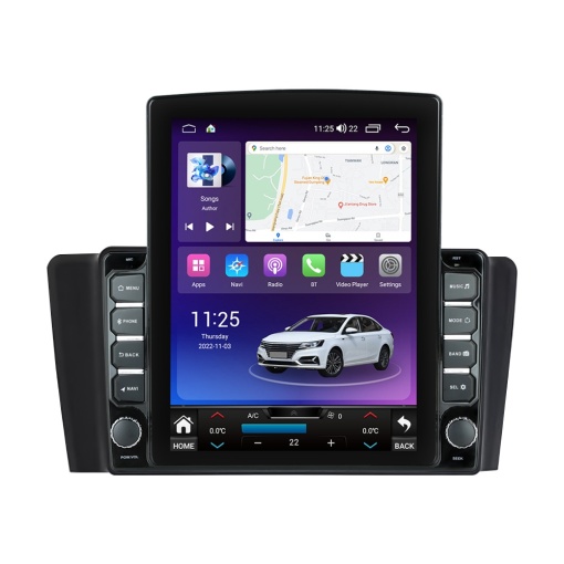 Navigatie dedicata cu Android Volvo V70 II / XC70 I 2000 - 2004, 8GB RAM, Radio GPS Dual Zone, Touchscreen IPS 9.7" HD tip Tesla, Internet Wi-Fi si slot SIM 4G, Bluetooth, MirrorLink, USB