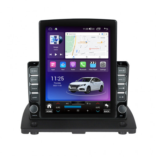 Navigatie dedicata cu Android Volvo XC90 I 2002 - 2015, 8GB RAM, Radio GPS Dual Zone, Touchscreen IPS 9.7" HD tip Tesla, Internet Wi-Fi si slot SIM 4G, Bluetooth, MirrorLink, USB