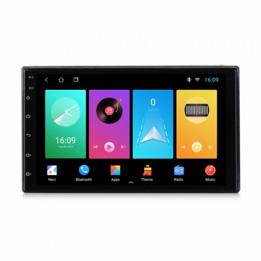 Navigatie dedicata cu Android VW Fox 2003 - 2016, 1GB RAM, Radio GPS Dual Zone, Display HD 7" Touchscreen, Internet Wi-Fi, Bluetooth, MirrorLink, USB, Waze