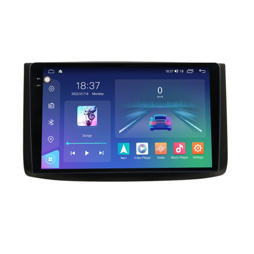 Navigatie dedicata cu Android Chevrolet Aveo 2006 - 2011, 4GB RAM, Radio GPS Dual Zone, Display 2K QLED 9.5" Touchscreen, Internet Wi-Fi si slot SIM 4G, Bluetooth, MirrorLink, USB