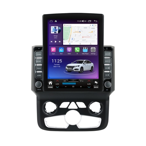 Navigatie dedicata cu Android Dodge RAM 2013 - 2018, clima automata, 8GB RAM, Radio GPS Dual Zone, Touchscreen IPS 9.7" HD tip Tesla, Internet Wi-Fi si slot SIM 4G, Bluetooth, MirrorLink, USB