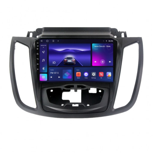 Navigatie dedicata cu Android Ford C-Max II / Grand C-Max 2010 - 2019 cu navigatie originala, 3GB RAM, Radio GPS Dual Zone, Display HD QLED 9" Touchscreen, Internet Wi-Fi si slot SIM 4G, Bluetooth, MirrorLink, USB