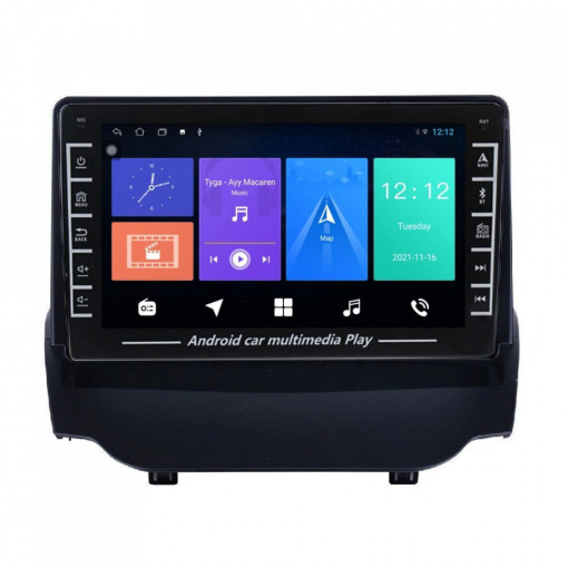 Navigatie dedicata cu Android Ford Ecosport 2012 - 2018, 1GB RAM, Radio GPS Dual Zone, Display HD IPS 8" Touchscreen, Internet Wi-Fi, Bluetooth, MirrorLink, USB, Waze