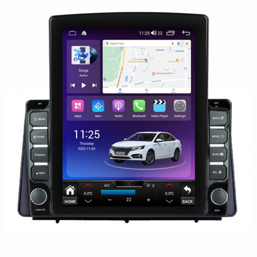 Navigatie dedicata cu Android Ford Focus IV dupa 2018, 4GB RAM, Radio GPS Dual Zone, Touchscreen IPS 9.7" HD tip Tesla, Internet Wi-Fi si slot SIM 4G, Bluetooth, MirrorLink, USB, Waze