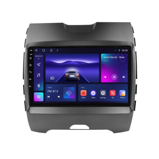 Navigatie dedicata cu Android Ford S-Max 2015 - 2023, 3GB RAM, Radio GPS Dual Zone, Display HD QLED 9" Touchscreen, Internet Wi-Fi si slot SIM 4G, Bluetooth, MirrorLink, USB