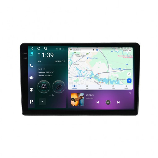 Navigatie dedicata cu Android Ford Transit / Tourneo Custom dupa 2018, 12GB RAM, Radio GPS Dual Zone, Display 2K QLED 10.36'' Touchscreen, Internet Wi-Fi si slot SIM 4G, Bluetooth, MirrorLink, USB