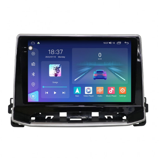 Navigatie dedicata cu Android Jeep Compass II dupa 2021, 4GB RAM, Radio GPS Dual Zone, Display 2K QLED 10.36" Touchscreen, Internet Wi-Fi si slot SIM 4G, Bluetooth, MirrorLink, USB